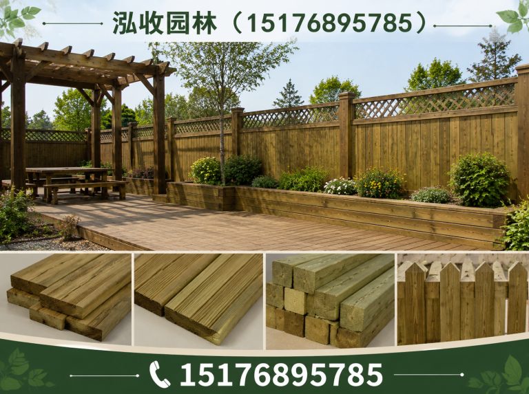 果洛防腐木凉亭展示图