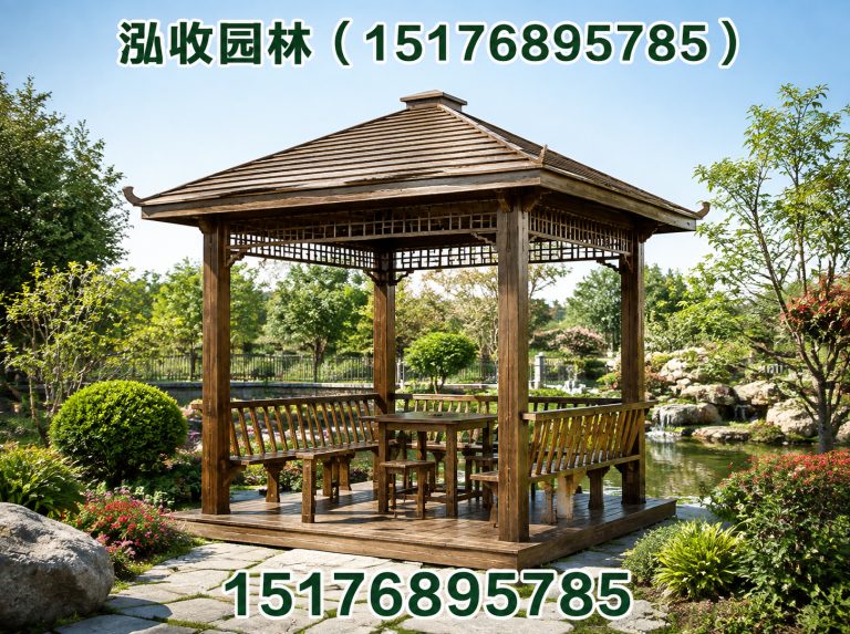 果洛京津冀防腐木工程展示图